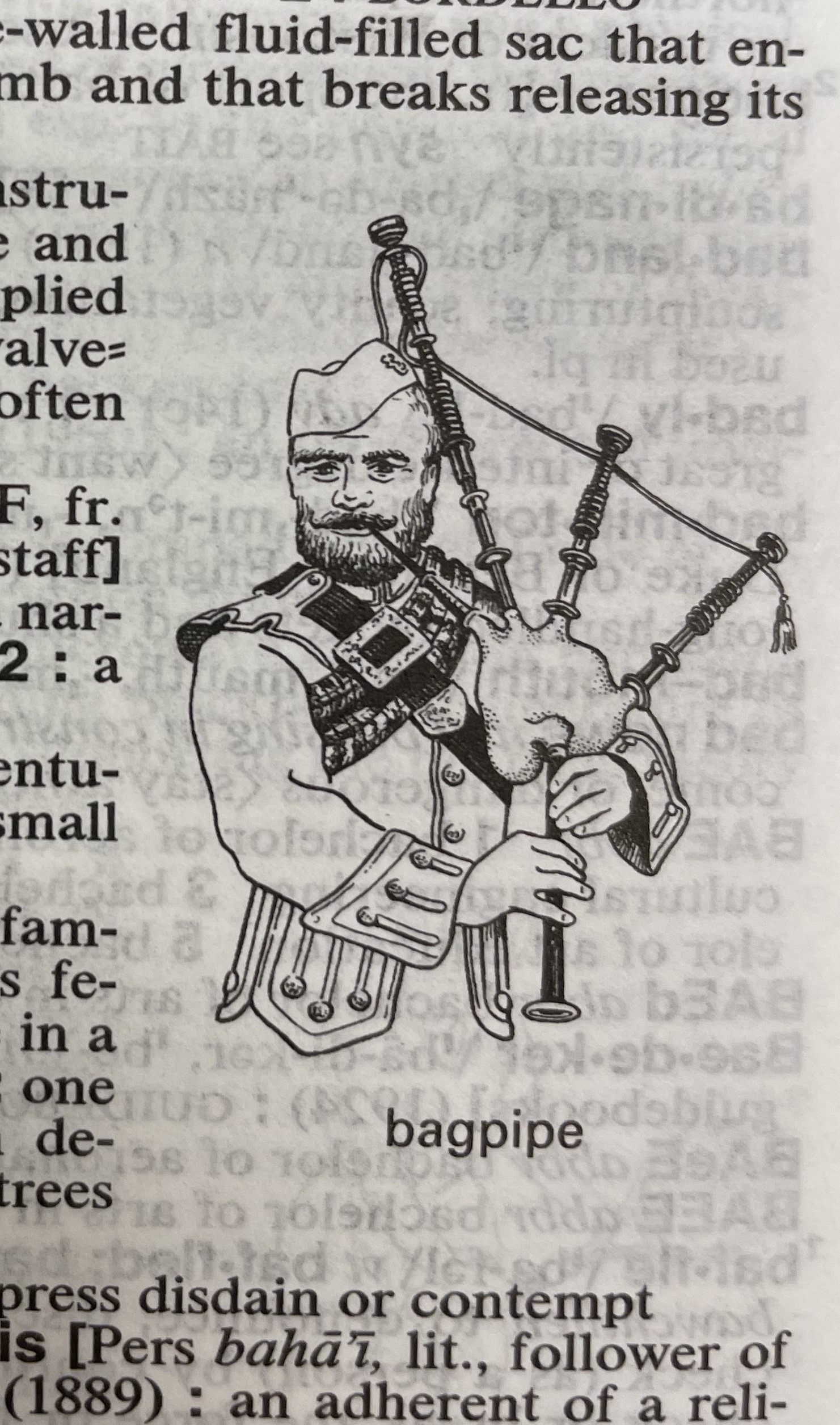 Dictionary illustration