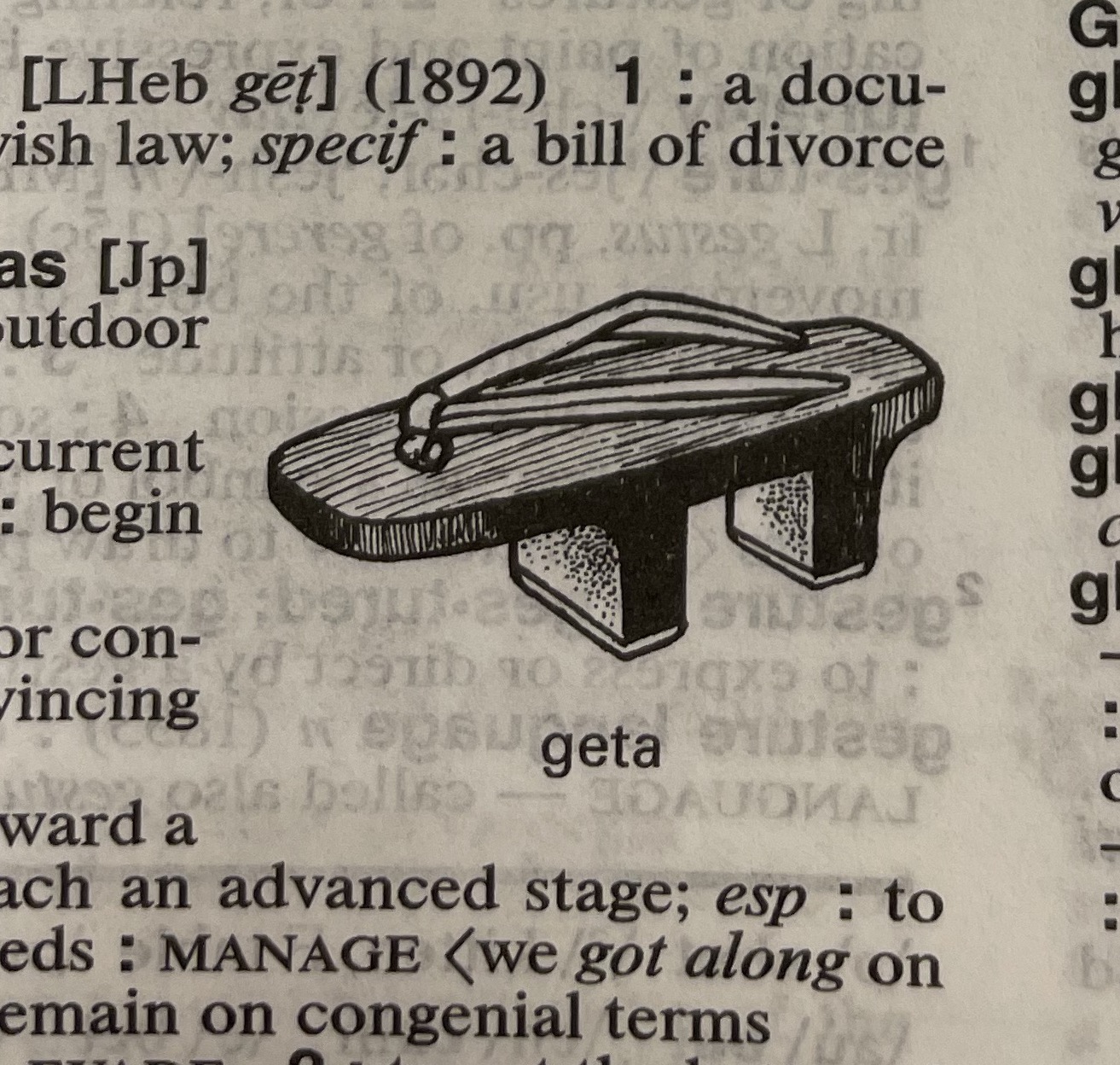 Dictionary illustration